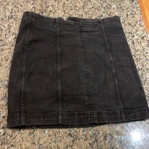 Free people black stretch mini